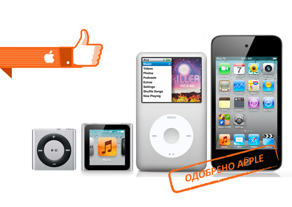 Ремонт Apple iPod в Долгопрудном